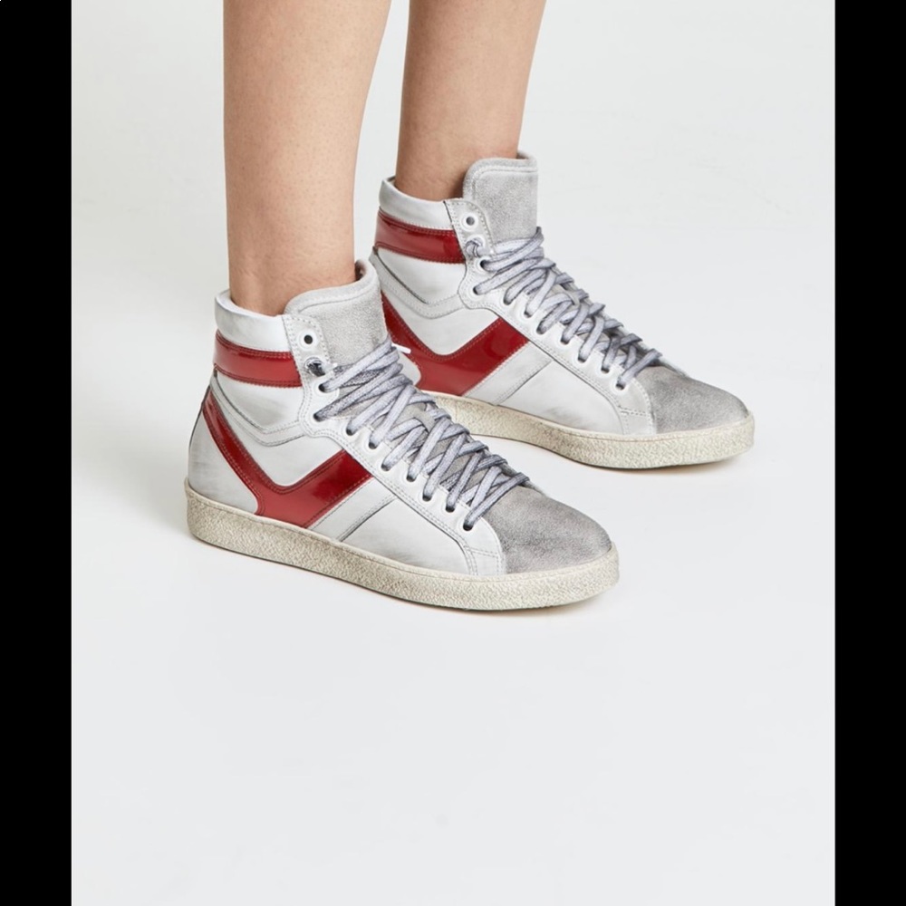 IRO Basto hightop sneakers. Like new!